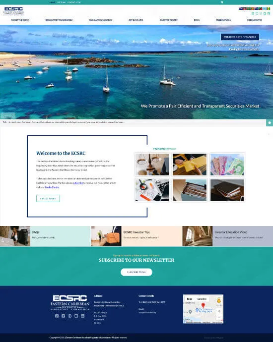 Redesign website design for ECSRC